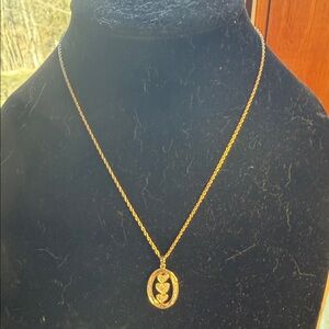 Danbury Mint Elegant “My Daughter, I Love You” Gold Necklace